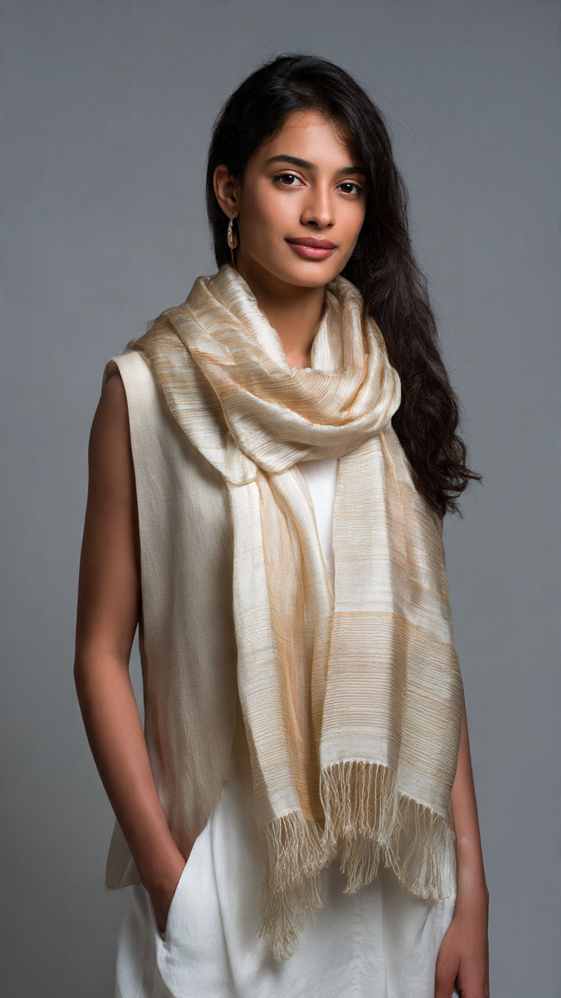 Skin-friendly Eri silk Stole