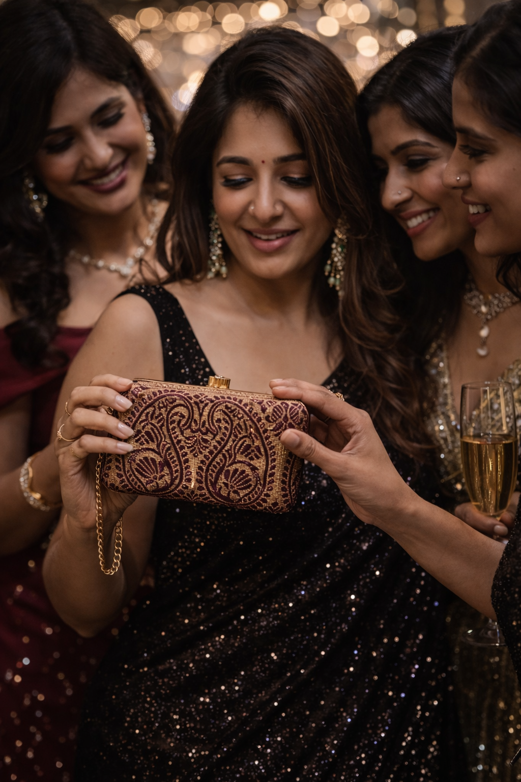 ASSAM SILK CLUTCH BAGS